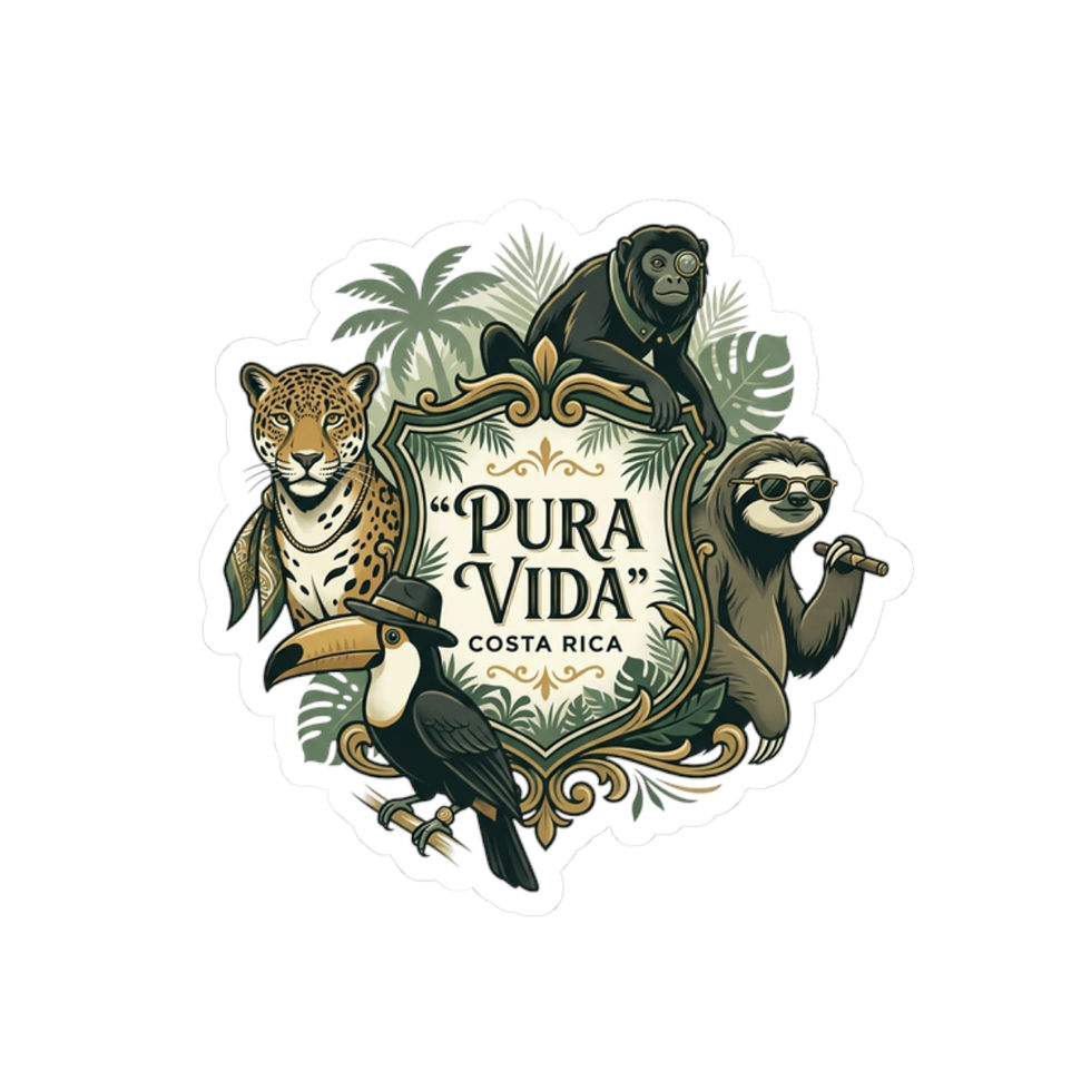 Thumbnail: Pura Vida Costa Rica Sticker 