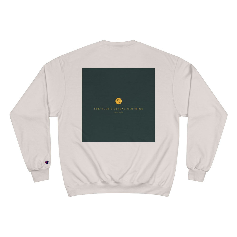 Thumbnail: Vintage Cartoon Punch Crewneck Sweatshirt — "Portillos Versace" Graphic