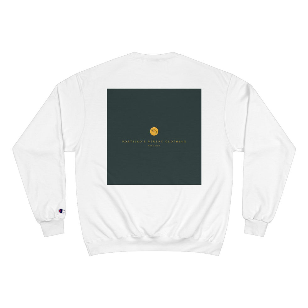 Thumbnail: Vintage Cartoon Punch Crewneck Sweatshirt — "Portillos Versace" Graphic
