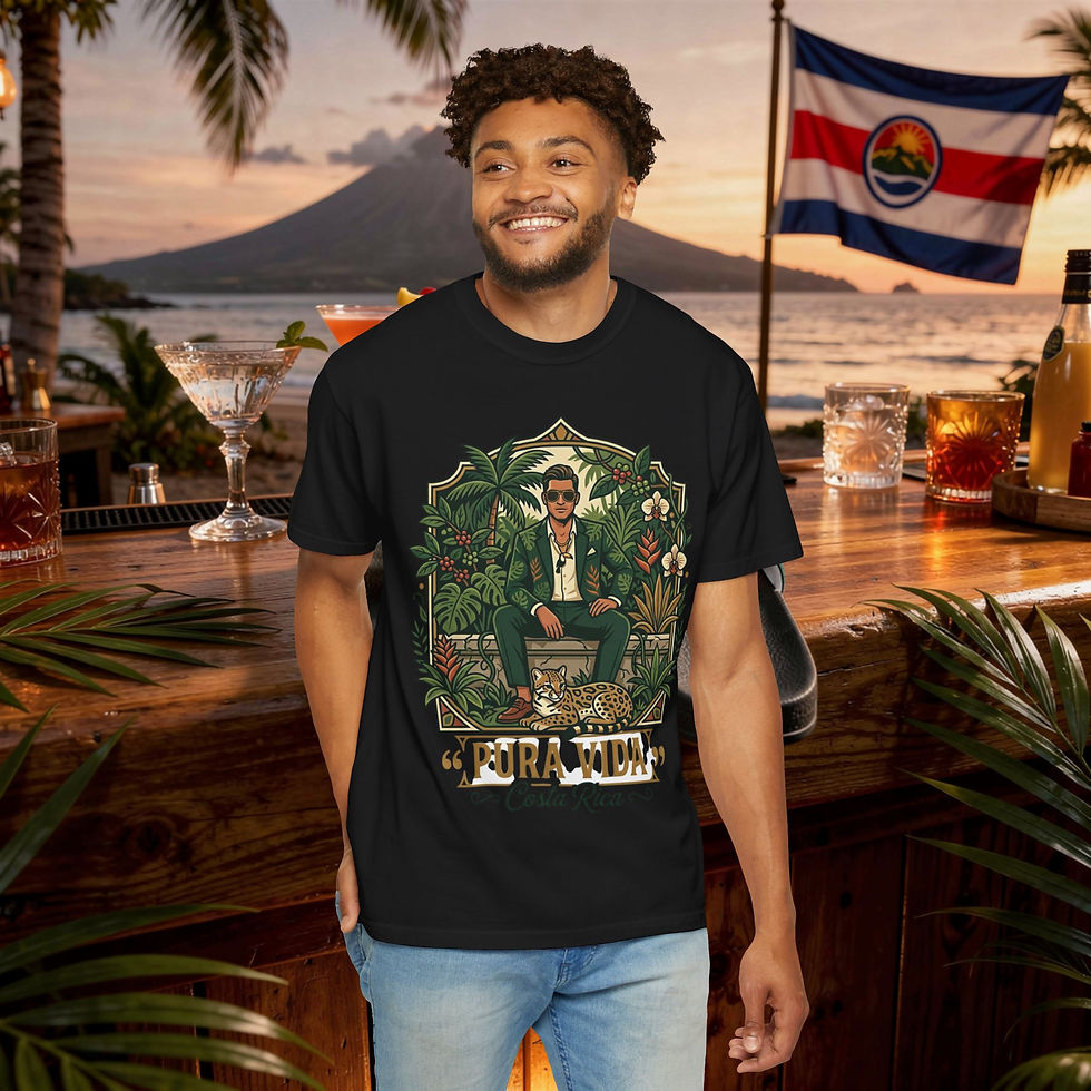Thumbnail: T-Shirt — "Pura Vida Costa Rica" Tropical Vintage Camper Tee