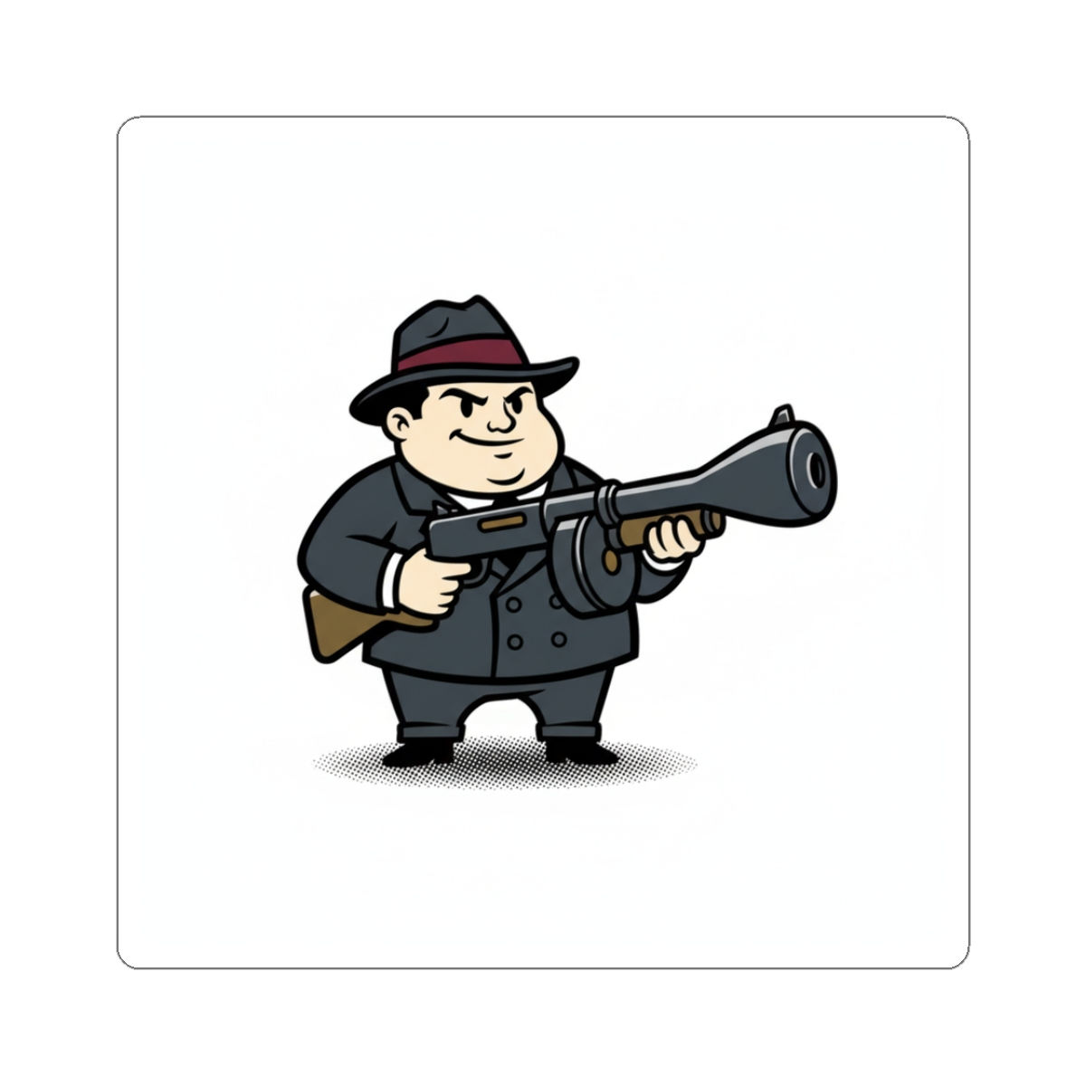 First Logo of Portillos Versace Clothing brand Sticker 