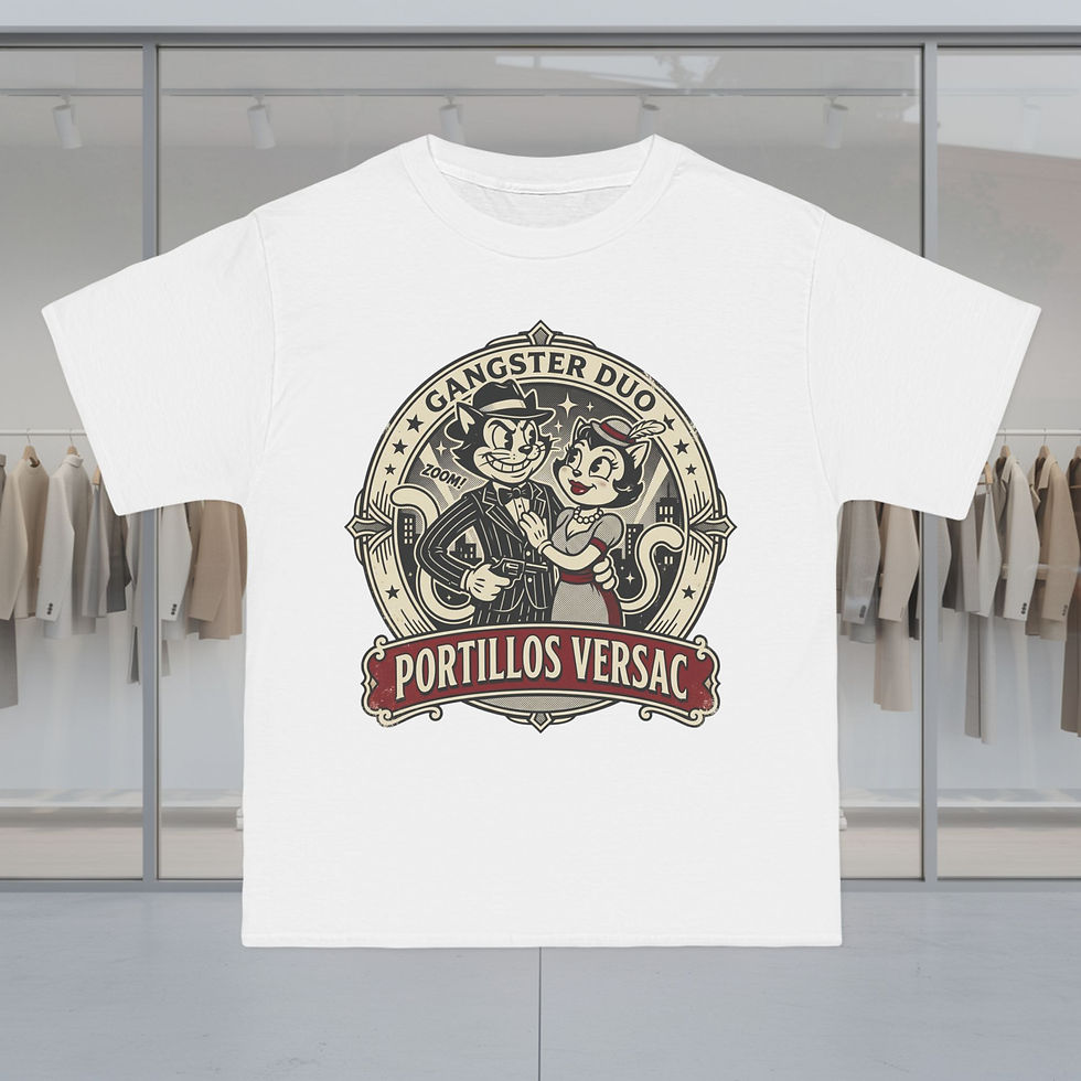 Thumbnail: Gangster Duo 'Portillos Versace' Vintage Graphic T-Shirt