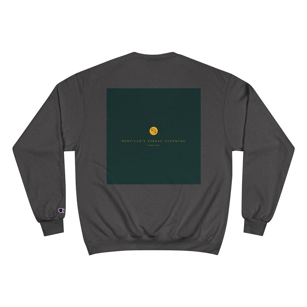 Thumbnail: Vintage Cartoon Punch Crewneck Sweatshirt — "Portillos Versace" Graphic