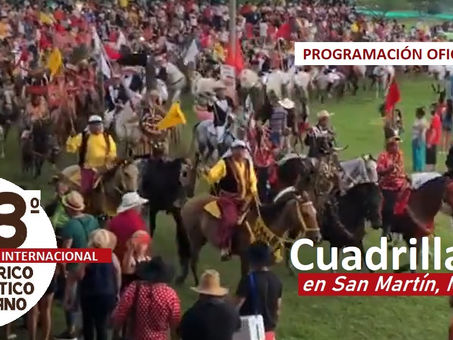 Las cuadrillas y el folclor del llano internacional se viven en San Martín, Meta