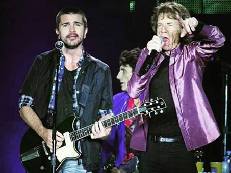 Juanes cantó con los Rolling Stones en Bogotá