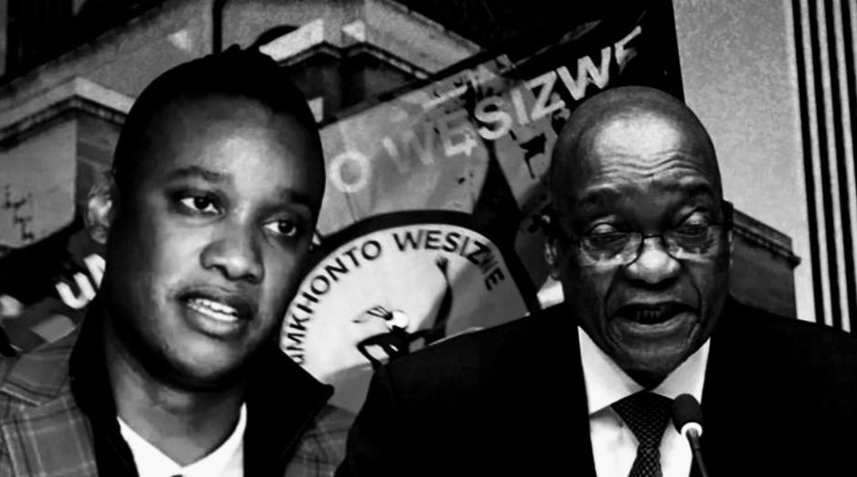 DYNASTY CONFIRMED: Jacob Zuma and son Duduzane, now MK Party First Deputy President. The elevation replaces former Judge President John Hlophe and signals a new era of family control in MK. Photo: The Azanian