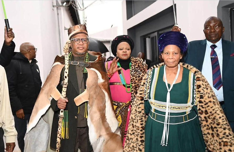 MBALULA FULFILS ROYAL PROMISE — ANC SHOWS IT IS AT HOME WITH THE BAPEDI PEOPLE