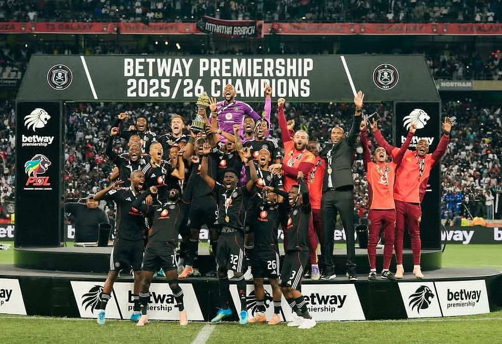 Triumphant & Factual. Betway Premiership 2025/26 Champions.Orlando Pirates lift the trophy after a season of grit, goals, and glory. The Buccaneers reign supreme!