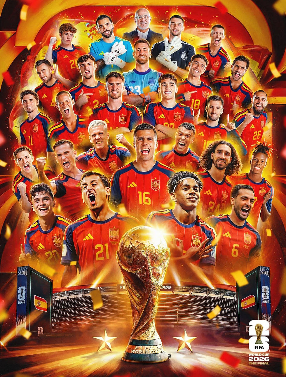 SPAIN CROWN THEMSELVES WORLD CHAMPIONS: TORRES EXTRA-TIME STRIKE BREAKS 10-MAN ARGENTINA IN TENSE 2026 FINAL