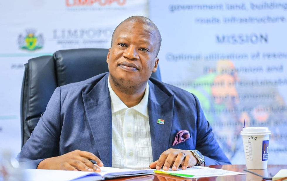MEC for Public Works, Roads and Infrastructure Tonny Rachoene chairs Friday’s #StakeholdersTuesdays engagement with Naboon Bauba Mine and Kgoshi Malekutu Phatudi Mphahlele, mobilising RAL partnerships to deliver roads in mining communities, Polokwane, 24 April 2026.