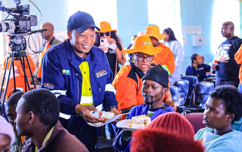 67 MINUTES FOR MANDELA: MEC DIKEREREKGERE LEADS SERVICE DELIVERY AT LERATONG