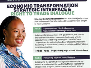 Minister Stella Tembisa Ndabeni Sparks Economic Revolution in Free State with Transformative Trade Dialogue
