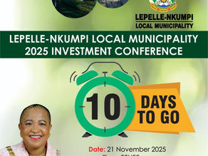 COUNTDOWN BEGINS: 10 DAYS LEFT TO UNLOCK LEPELLE NKUMPI'S ECONOMIC POTENTIAL