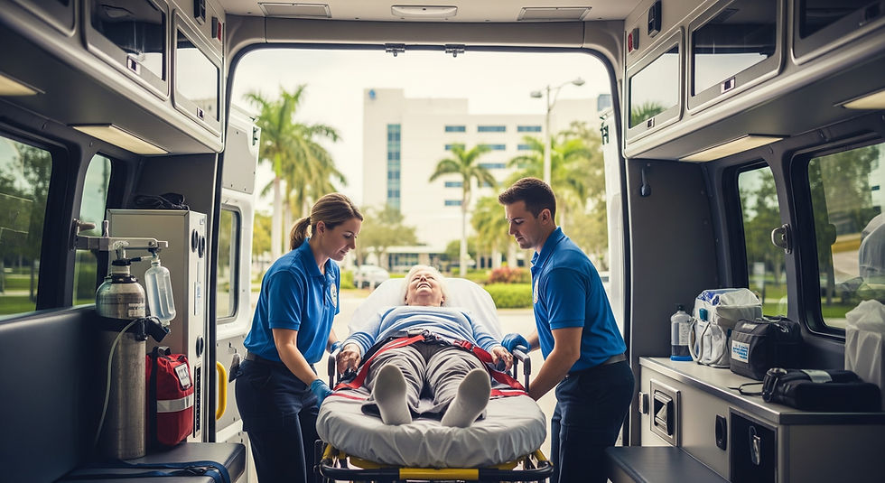 Hospital Discharge Stretcher in Jacksonville FL