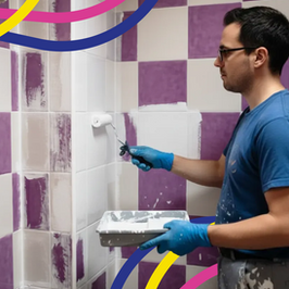 Pintar azulejo? Sim, você pode renovar a cozinha e o banheiro sem quebra-quebra!