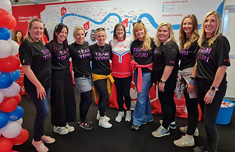 TeamTorri London Marathon Team 2022 (running for Children with Cancer UK) 