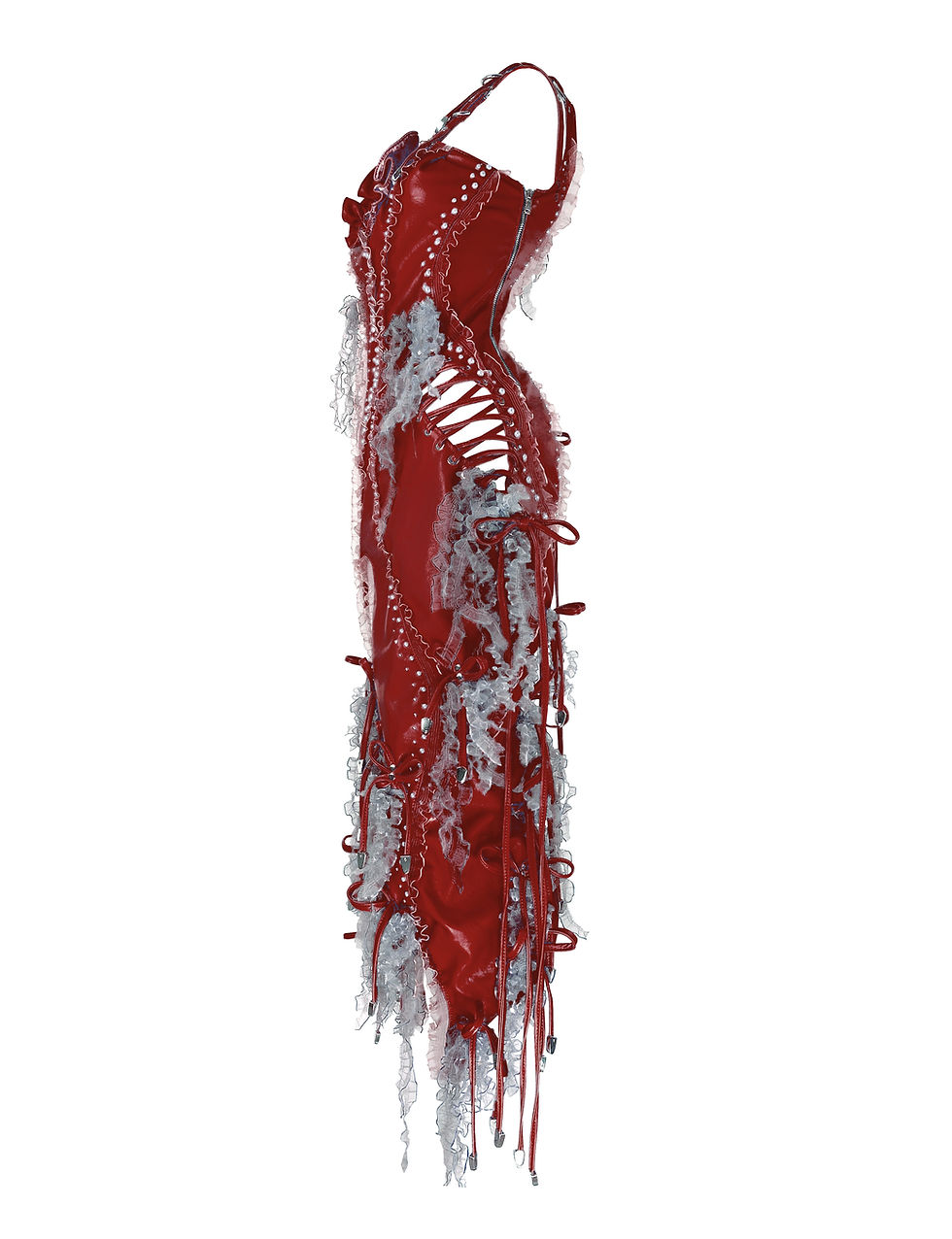 Thumbnail: nymph's love tale dress - blood red