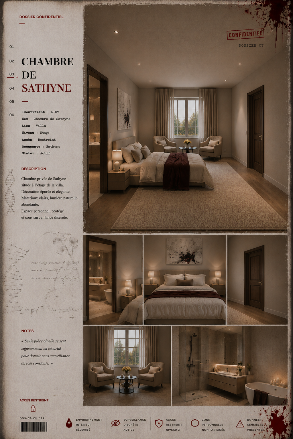 chambre de Sathyne