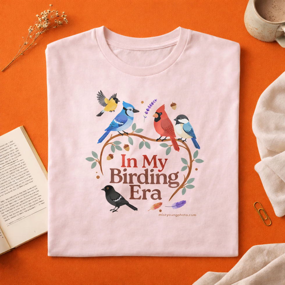 Thumbnail: In my Birding Era cute cartoon bird - Funny tee Gardener bird lover