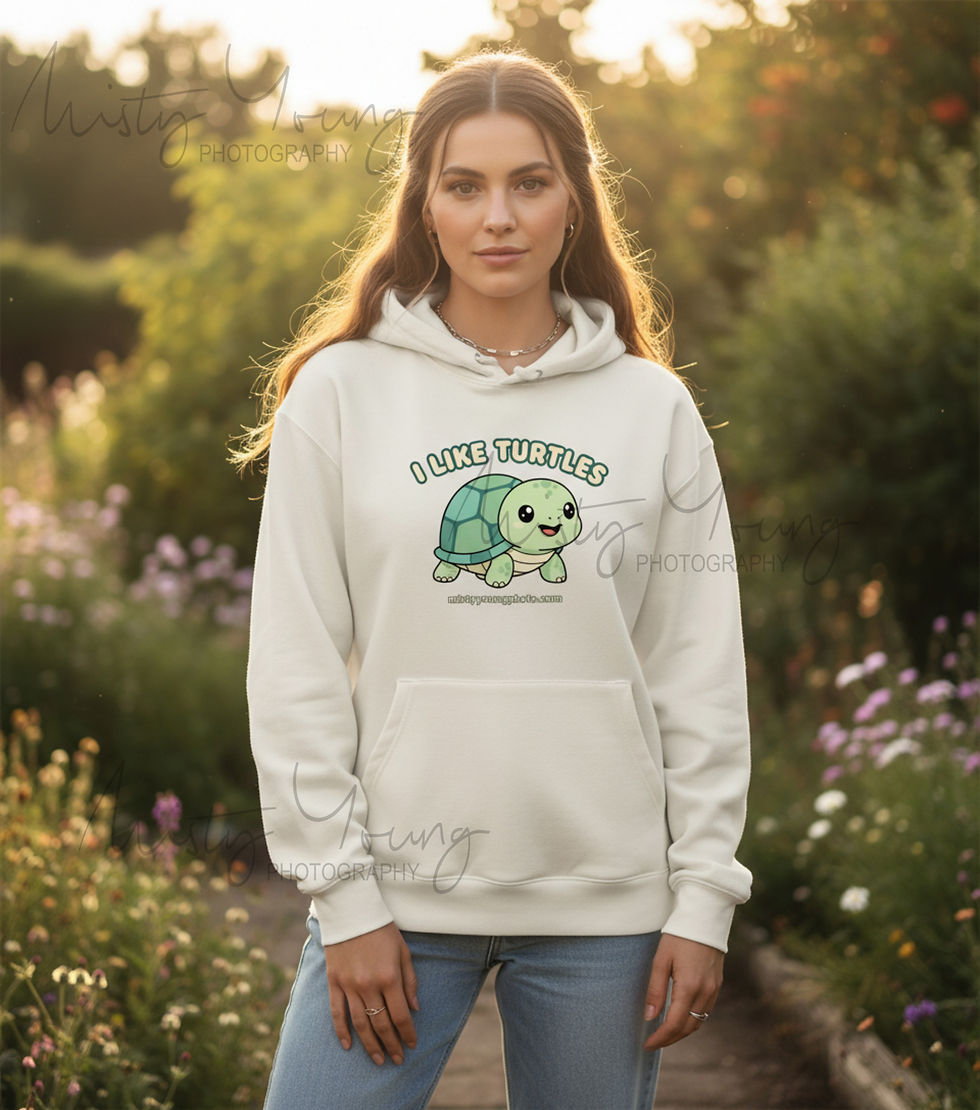 I Like Turtles Hoodie – Cute Kawaii Turtle Sweatshirt for Adults, Unisex Turtle Lover Gift, Nature-Inspired Cozy Pullover