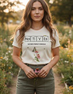 Eco conscious apparel designed for nature lovers, gardeners, and wildlife supporters.