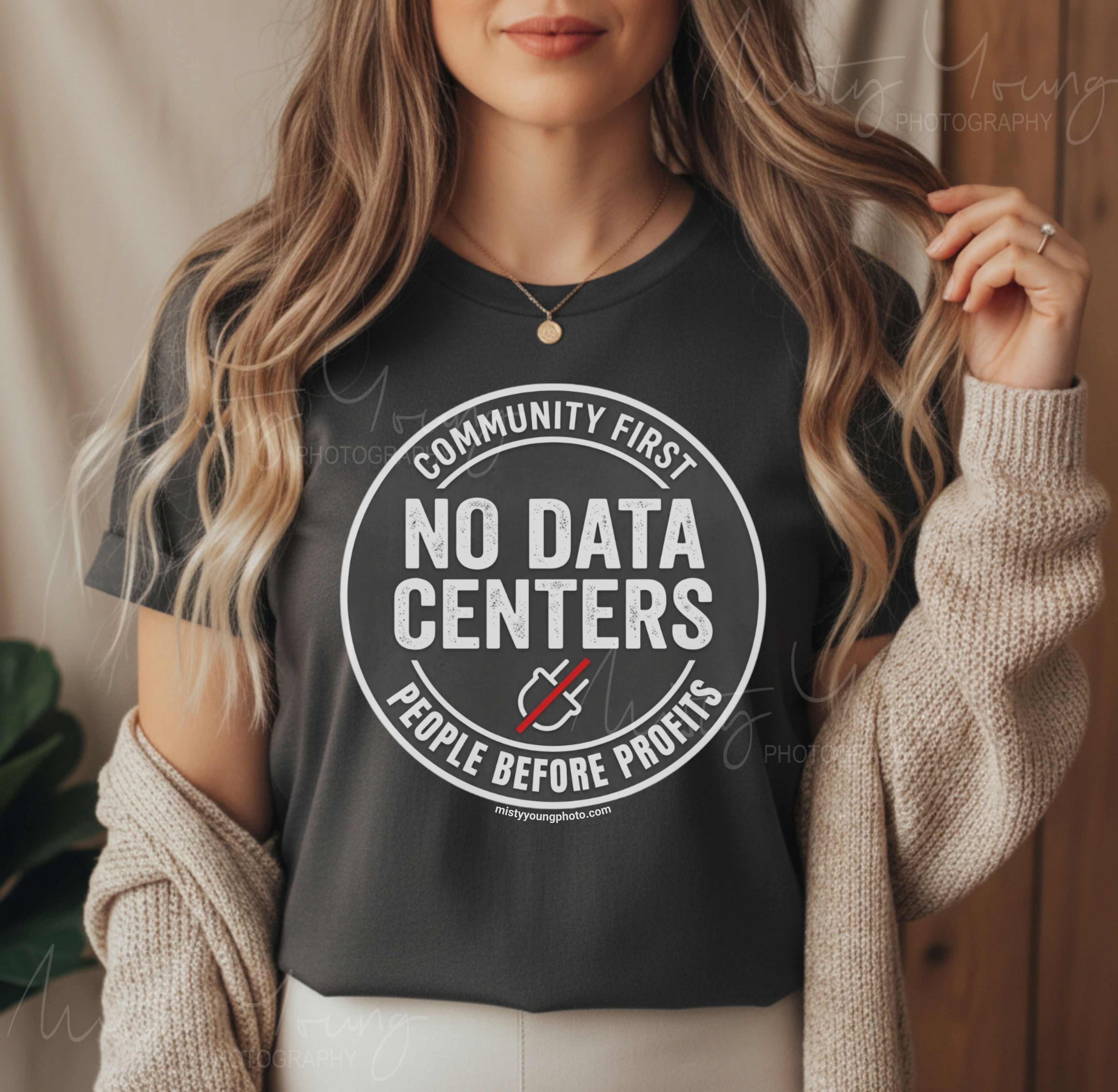 No Data Centers Shirt, Anti Data Center Protest Shirt, Activism Political TShirt