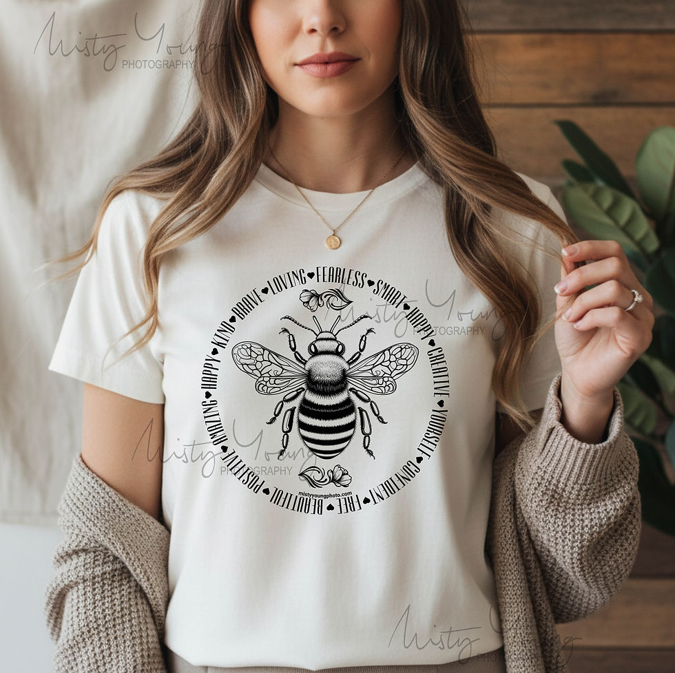 Thumbnail: Be Happy, kind... circle shirt design