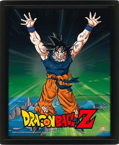 Dragon Ball Power Levels 3D painting | MONDO ANIME