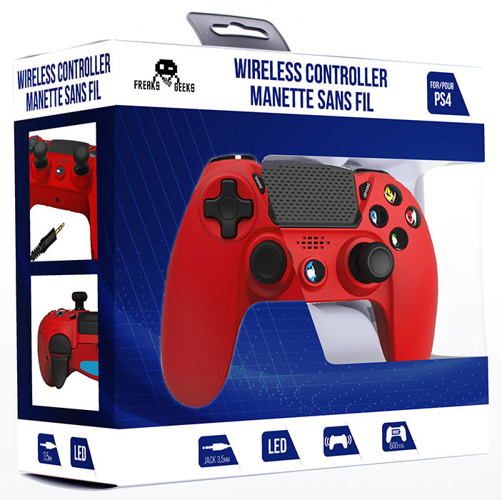 FREAKS PS4 Controller Red Wireless