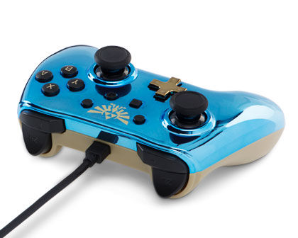 Thumbnail: Wired Controller for Nintendo Switch: Chrome Legend of Zelda