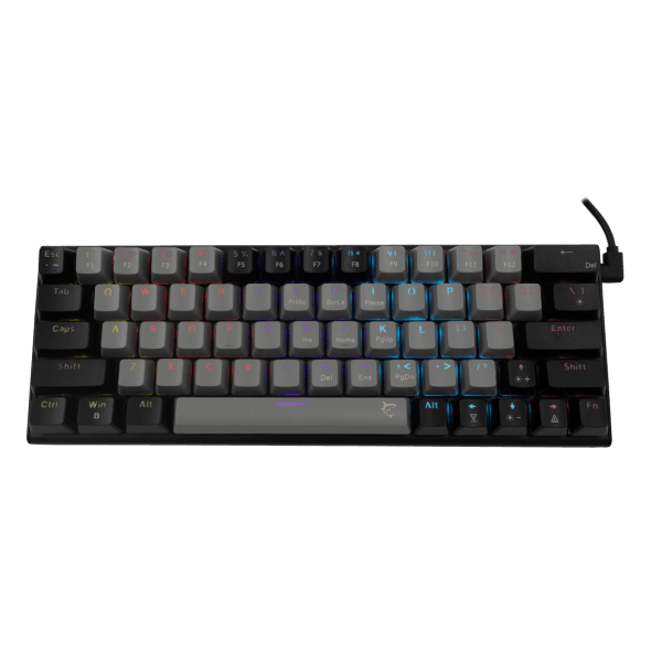 White Shark KEYBOARD GK-002721 WAKIZASHI / Grey-black US-BLUE.SW