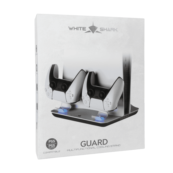 Thumbnail: White Shark PS5 Multifunctional Cooling Stand + charger PS5 GUARD-2