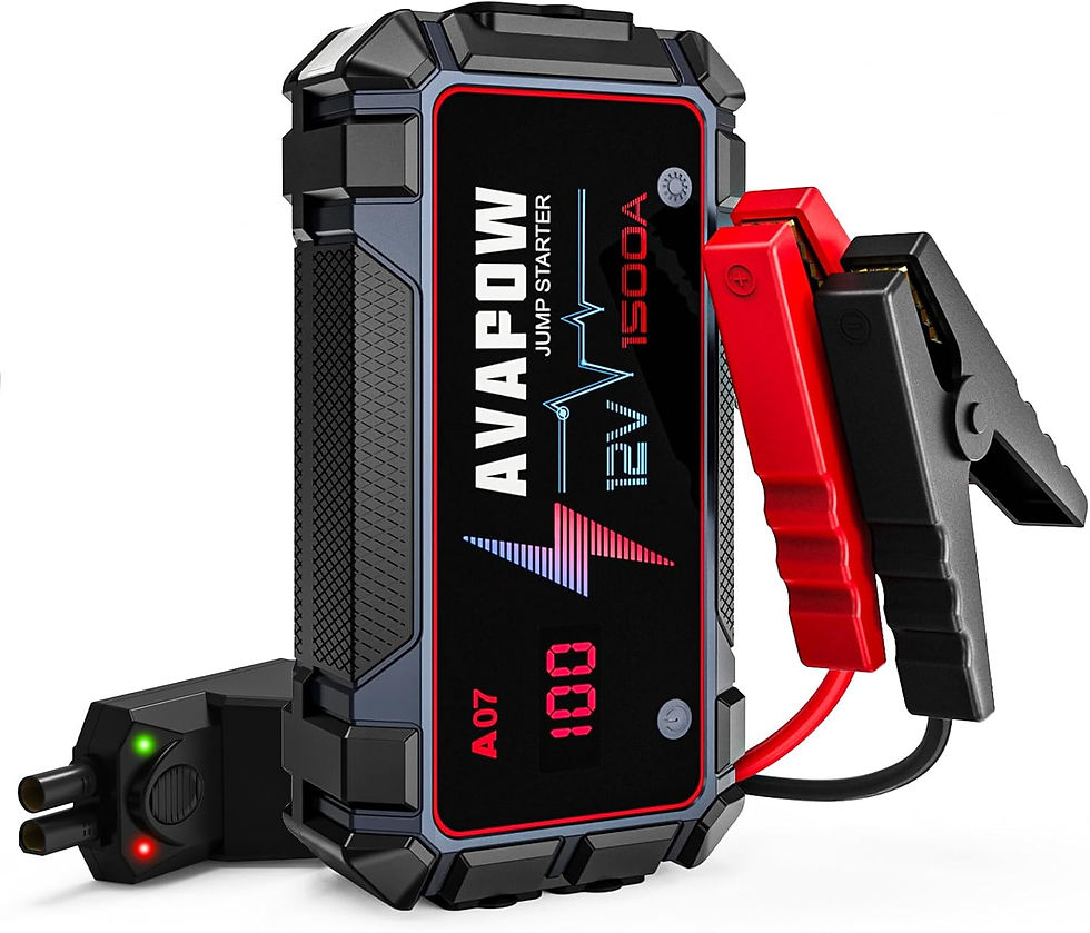 Avapow A07 12800MAH 1500A Jump Starter Taşınabilir Akü Takviye Kiti(Powerbank-Q)