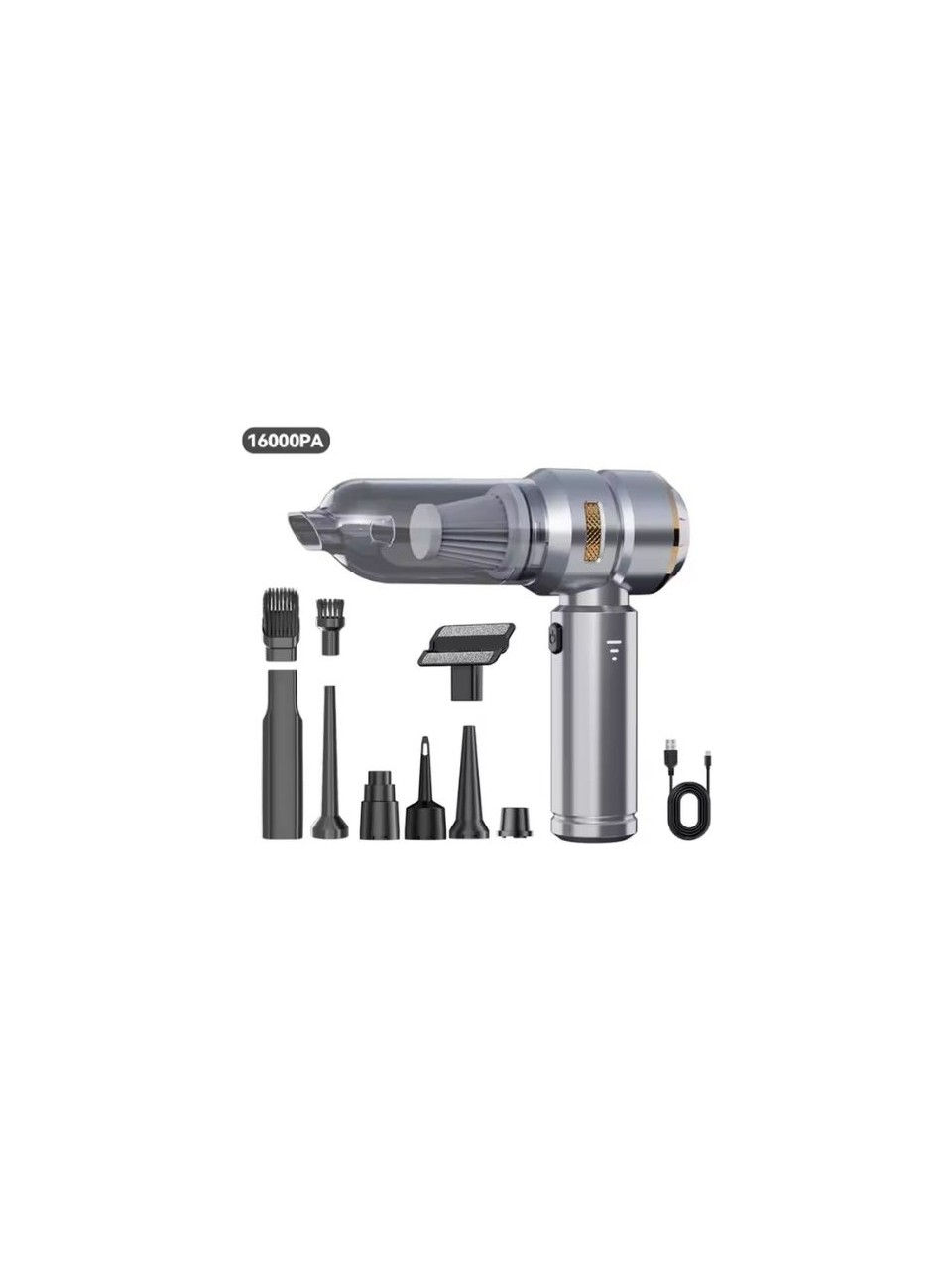 Kablosuz Taşınabilir Şarjlı Vakum Süpürge 9 Başlık Siyah AWARANESS ST6659PLUS