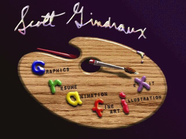 Early website interface.