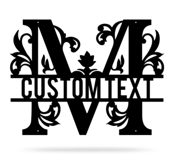 Thumbnail: Split Letter Name Monogram