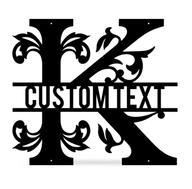 Thumbnail: Split Letter Name Monogram