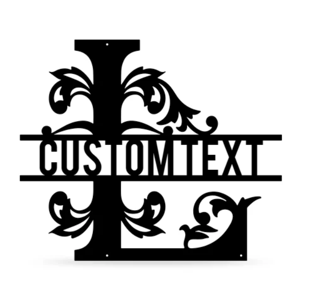 Thumbnail: Split Letter Name Monogram