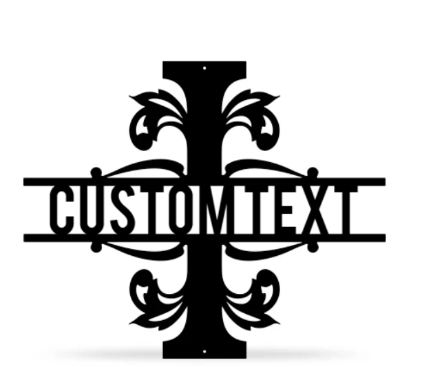 Thumbnail: Split Letter Name Monogram