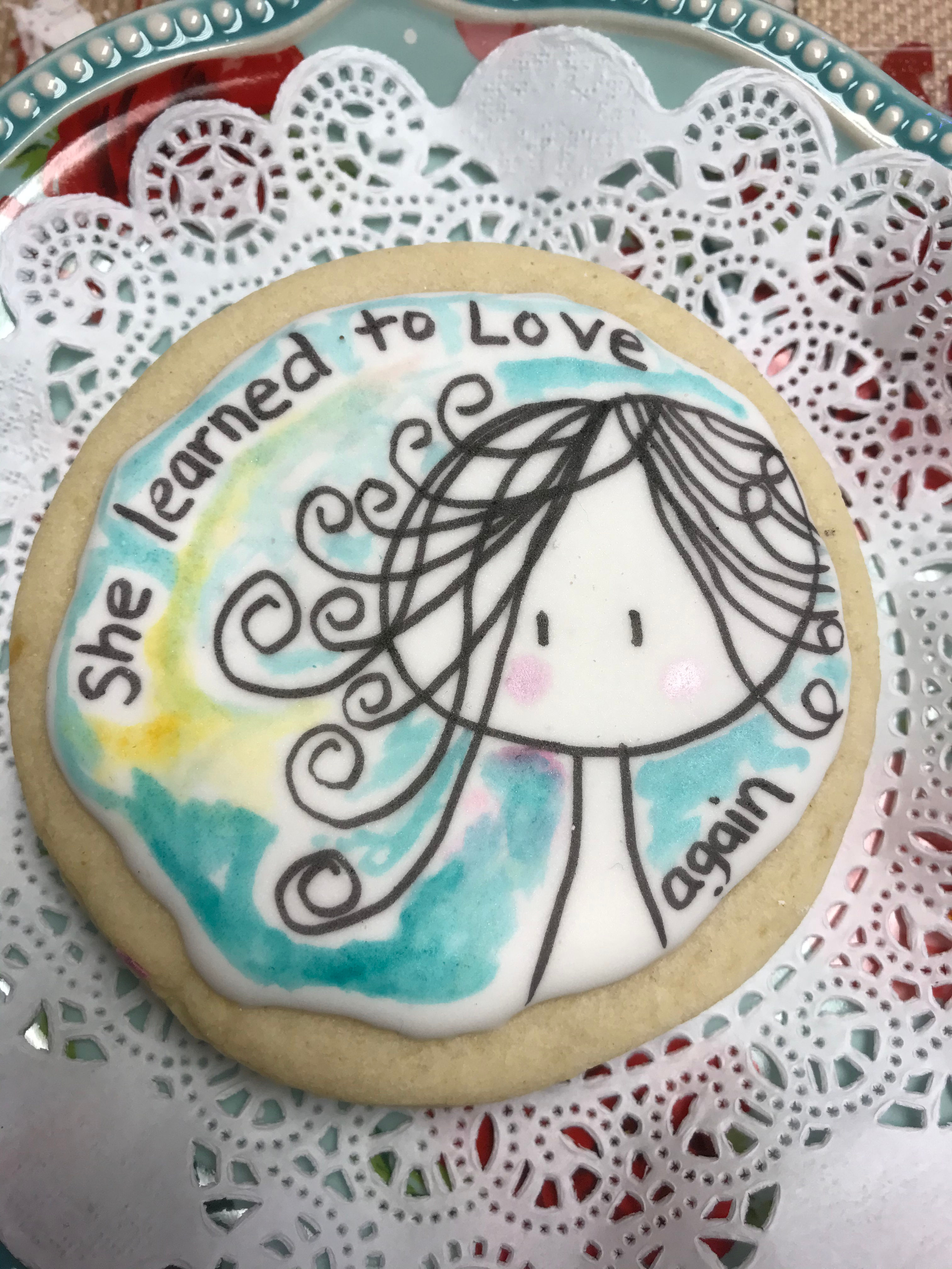 Custom Inspirational Cookie