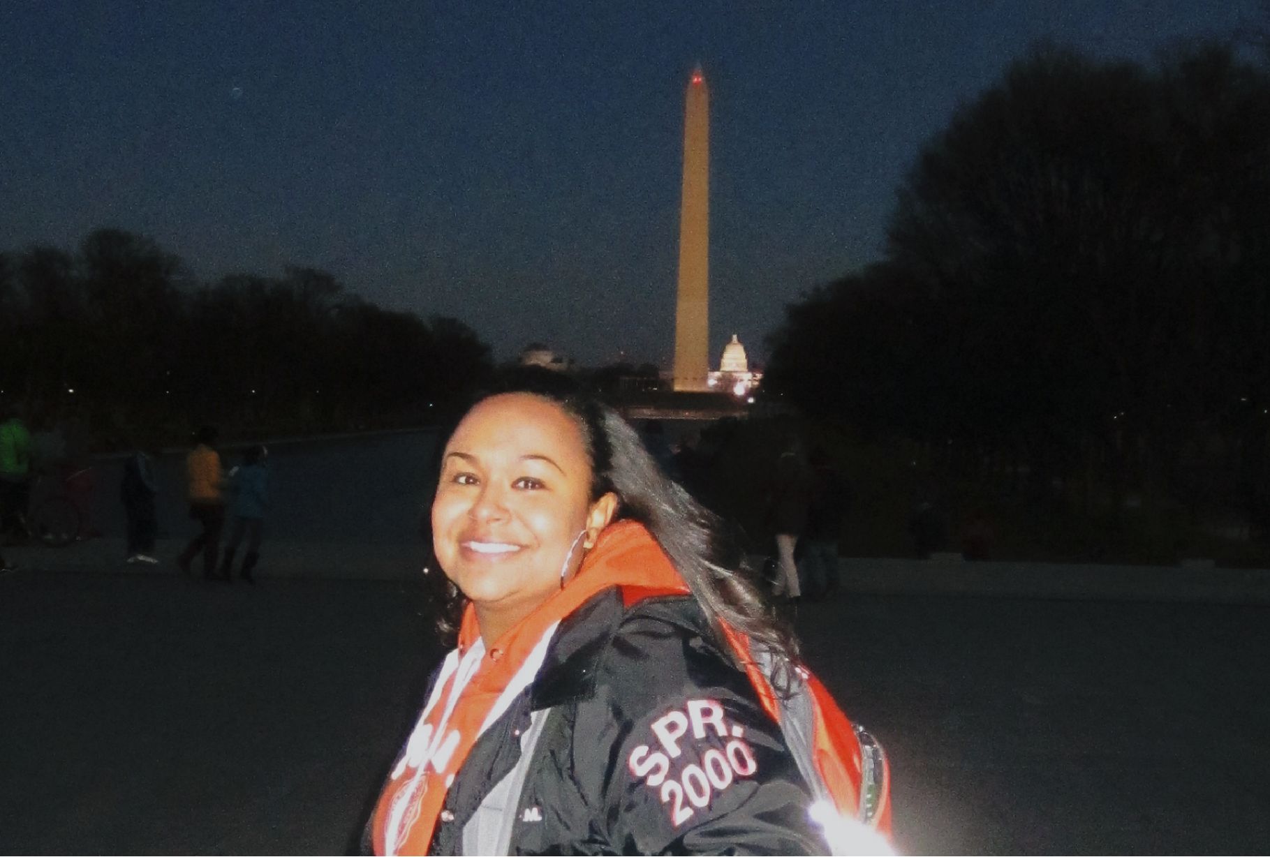Me & oh... the Washington Monument!