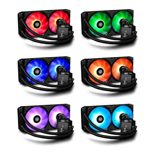 Thumbnail: DEEPCOOL Liquid CPU Cooler, Gamer Storm Captain 240 RGB FAN, Synchronous AM4