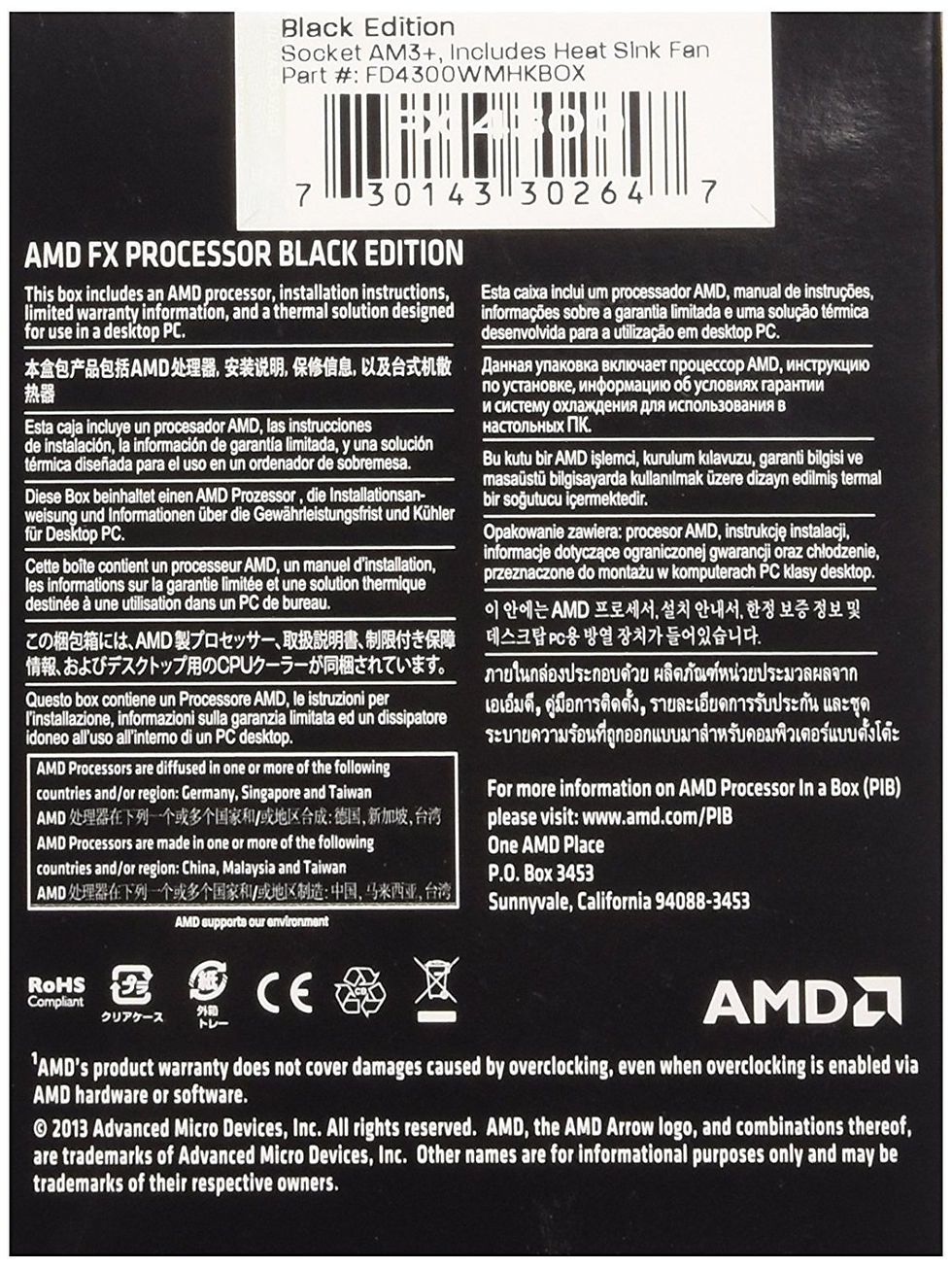 Thumbnail: AMD FX 4-Core Black Edition FX-4300,