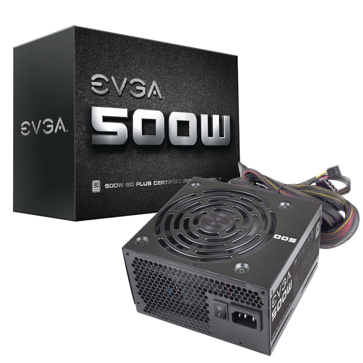 EVGA 500 W1, 80+ WHITE 500W, 3 Year Warranty, Power Supply