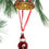 Thumbnail: Parachuting Snowman Ornament (Mid-Century Glass, c. 1950s)A classic mid-century