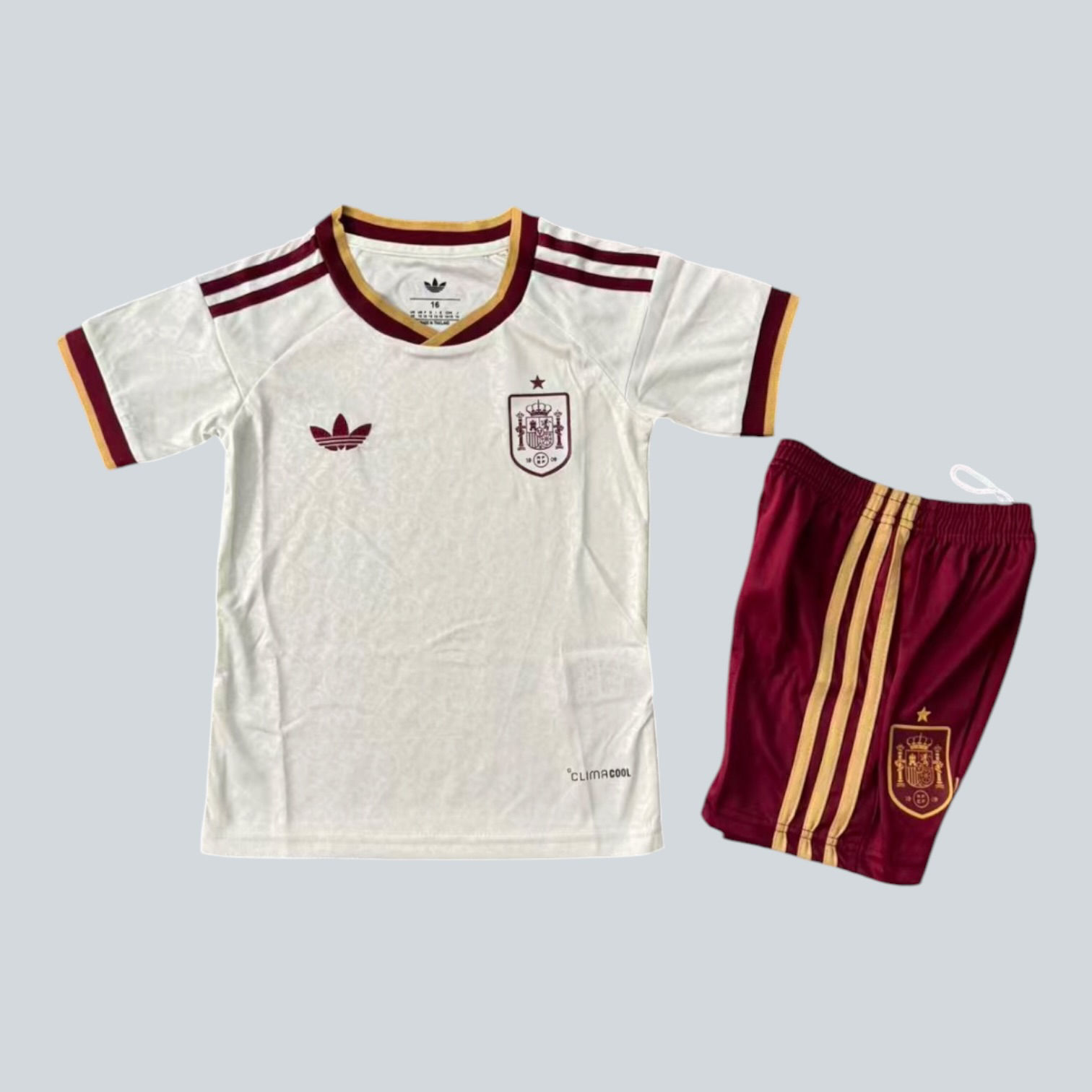 SPAIN - FIFA WORLD CUP JERSEY SET KIDS - WHITE ,RED
