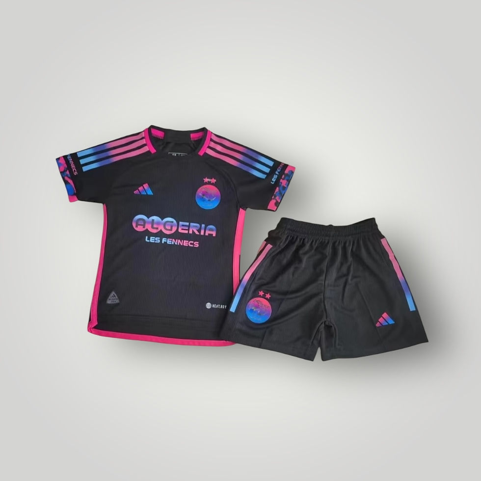 ALGERIA - JERSEY SET CONCEPT 23/24 -BLACK , PINK