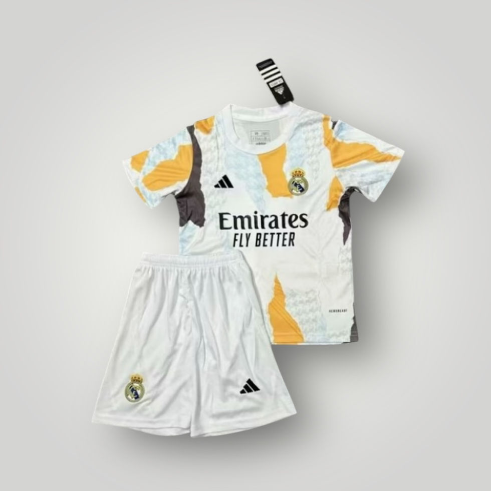 REAL MADRID - JERSEY SET CONCEPT KIDS - WHITE