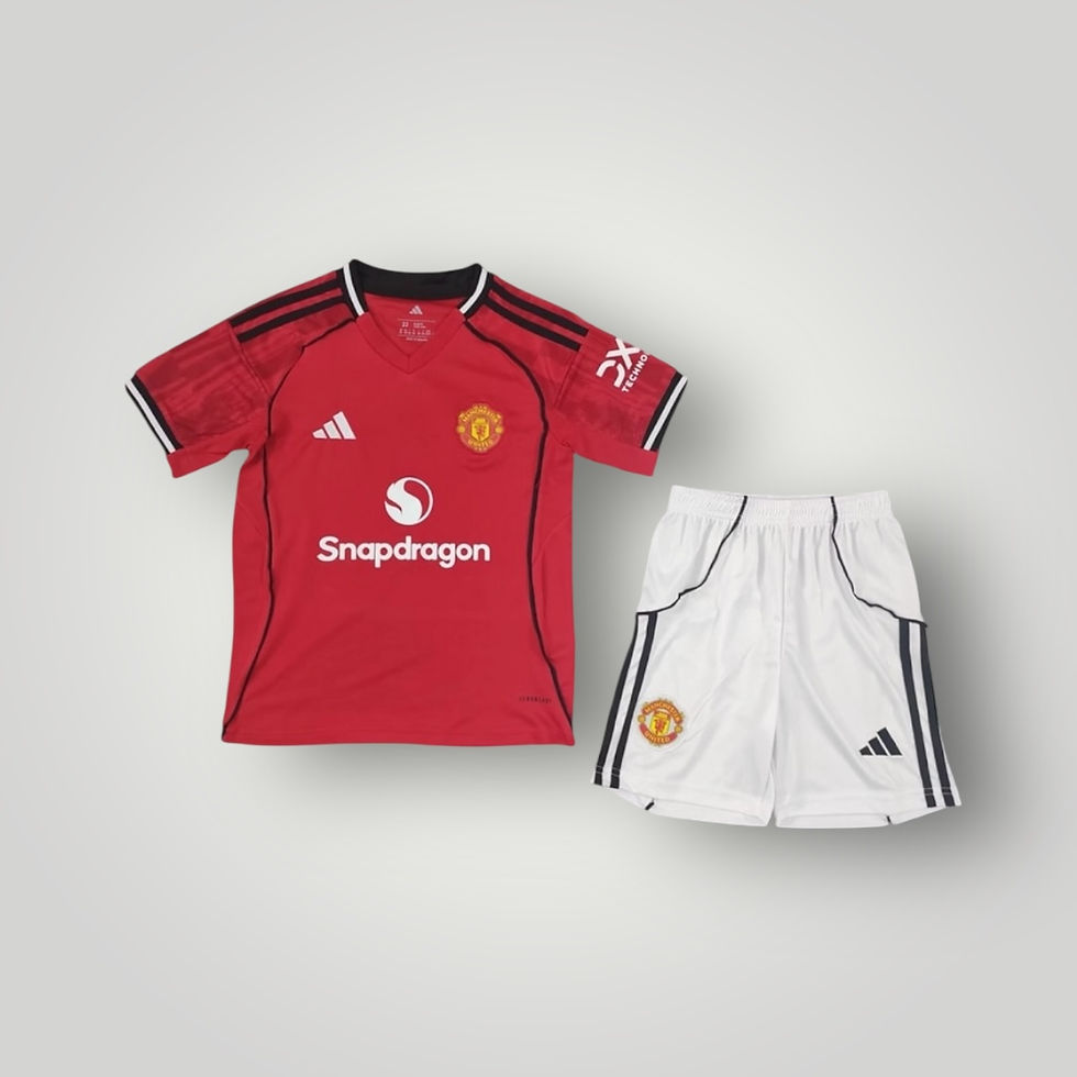 MANCHESTER UNITED - JERSEYS SET HOME 25/26 KIDS - RED