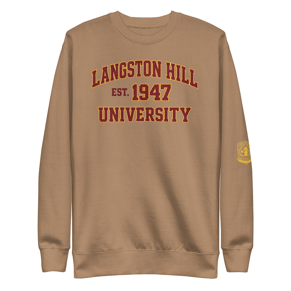 Thumbnail: "Langston Hill U Est 1947" Unisex Premium Sweatshirt
